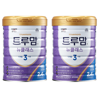 일동후디스 트루맘 뉴클래스 분유 3단계 12개월 이후, 800g, 2개