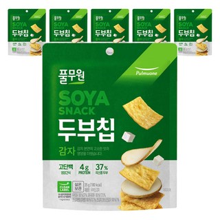 풀무원 두부칩 감자, 35g, 6개