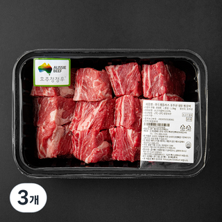 푸드랩플러스 호주산 찜갈비 (냉장), 1kg, 3개