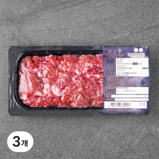 화담우 한우 불고기 (냉장), 500g, 3개