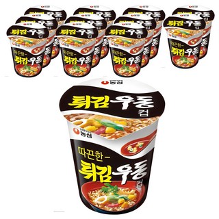 튀김우동 컵라면 62g, 12개