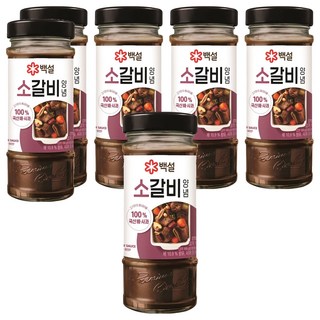 백설 소갈비양념, 500g, 6개
