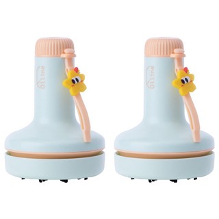 올리네 책상 지우개 충전식 청소기 C타입, 그린, 2개