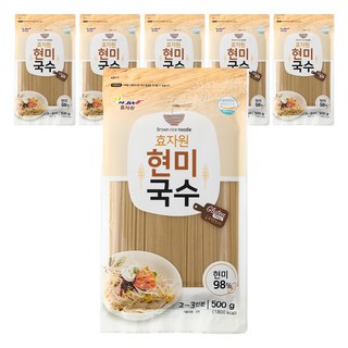 효자원 현미국수, 500g, 6개