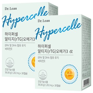 닥터린 하이퍼셀 알티지 오메가3 알파, 30정, 2개