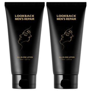 LOOKBACK 남성용 올인원 로션, 150ml, 2개