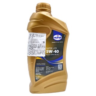 eurol 曜樂 SUPERLITE 5W-40 全合成機油 1L, 1瓶, 5w40