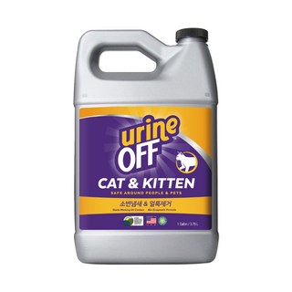 유린오프 고양이 소변냄새 얼룩제거 탈취제, 3.78L, 1개