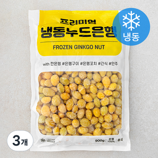 누드 은행 (냉동), 3개, 900g