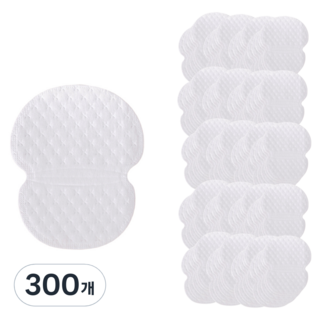 ADUNE 뽀송 겨땀 패드 땀 패치 화이트, 300개