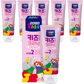 2080 키즈알파크리닉 2스텝 치약으로 충치 걱정 끝!