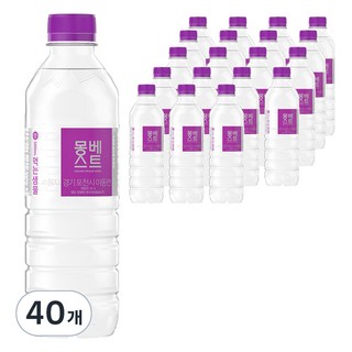 몽베스트 생수, 500ml, 40개