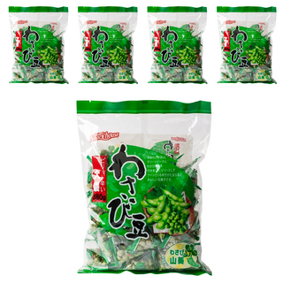 스낵하우스 그린피스 와사비 스낵, 380g, 5개