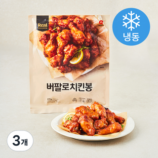 마니커에프앤지 버팔로 치킨봉 (냉동), 470g, 3개