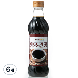 곰곰 양조간장, 6개, 750ml