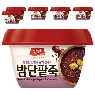 동원 양반 밤단팥죽, 285g, 6개