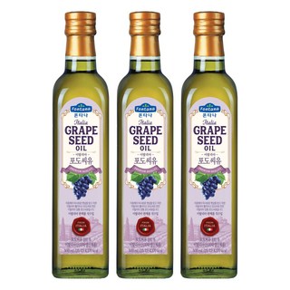 폰타나 이탈리아 포도씨유 마라스카, 500ml, 3개