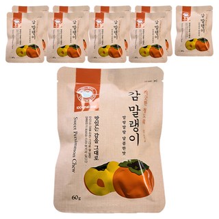 감 말랭이, 60g, 10개