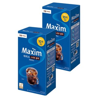 맥심 아이스 스위트 블랙 커피믹스, 5.9g, 110개입, 2개