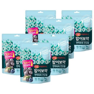 하림펫푸드 밥이보약 면역쑥쑥 건강볼 반려견 간식, 현미, 38g, 6개