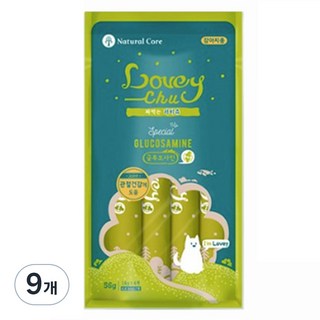 네츄럴코어 강아지 짜먹는 러비츄 글루코사민 4p, 닭고기, 56g, 9개 네츄럴코어러비츄 네츄럴코어 강아지 짜먹는 러비츄 글루코사민 4p, 닭고기, 56g, 9개 네츄럴코어러비츄