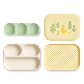 도노도노 유아용 올인원 실리콘 흡착식판 세트