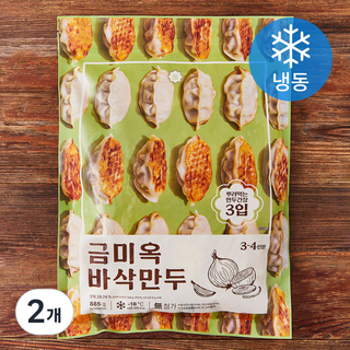 금미옥 바삭만두 (냉동), 885g, 2개