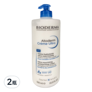 BIODERMA 舒益B3彈潤修護輕乳霜, 500ml, 2瓶