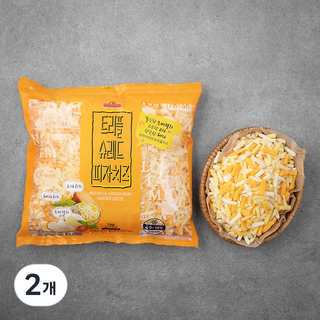 코다노 트리플 슈레드 피자치즈, 1kg, 1개입, 2개