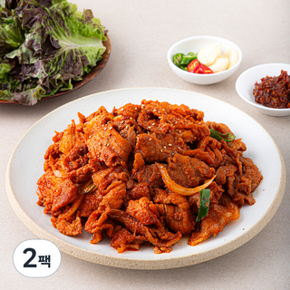 더푸짐 한돈 고추장 제육볶음, 600g, 2팩