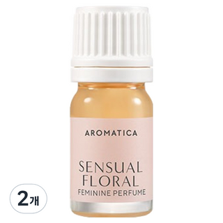 아로마티카 퓨어 앤 소프트 페미닌 퍼퓸 센슈얼플로럴, 5ml, 2개