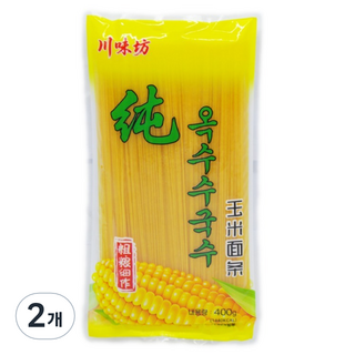 천미방 옥수수 국수, 400g, 2개