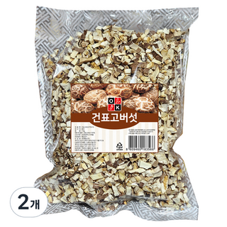 오케이 건 표고깍두기, 2개, 1kg