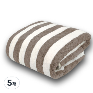 원이네 소프트 바스타월 70 × 140cm 300g 코랄 벨벳, 브라운, 5개