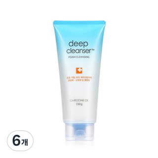 케어존 씨케이 딥 포밍 클렌저, 330g, 6개