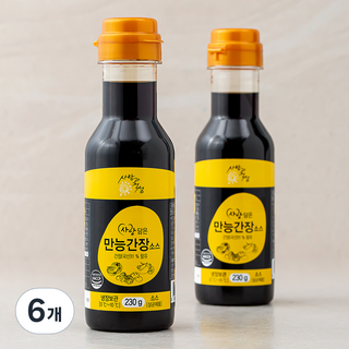사랑과정성 사랑담은 만능간장소스, 230g, 6개