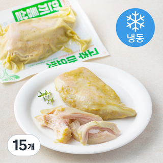 한끼통살 통살 소스 닭가슴살 고추마요맛 (냉동), 100g, 1개입, 15개