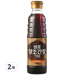 샘표 양조간장 500ml 2개 세트 진간장701 샘표 양조간장 500ml 2개 세트 진간장701