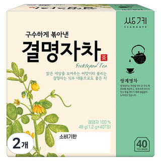 쌍계명차 결명자차, 1.2g, 40개입, 2개