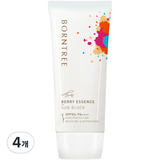 본트리 베리 에센스 선블럭 SPF50+ PA++++, 50ml, 4개