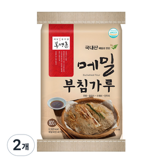 봉평촌 메밀 부침가루, 800g, 2개