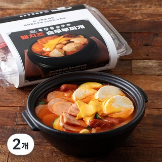 마이셰프 북창동 햄치즈 순두부찌개 밀키트 2인분, 676g, 2개
