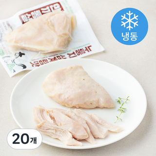 한끼통살 통살 소스 닭가슴살 누룽지 삼계탕맛 (냉동), 100g, 1개입, 20개