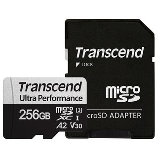 트랜센드 340S Ultra Performance 마이크로SD 메모리카드 TS256GUSD340S, 256GB, 1개 transcendcf133x2gb