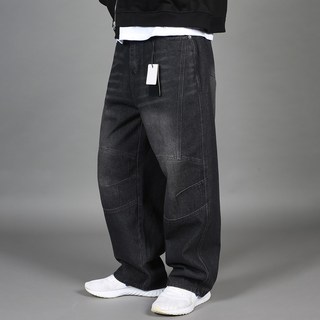 콘피아르 남성용 바이커 절개 워싱 와이드 데님 팬츠 TC10207