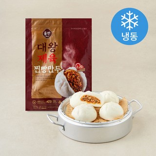 올반 대왕 제육 찐빵만두 (냉동), 1.08kg, 1개