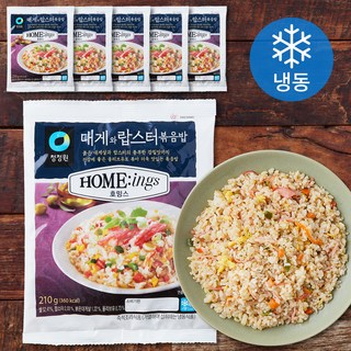청정원 호밍스 대게와 랍스터 볶음밥 (냉동), 210g, 6개 대표 이미지 - 냉동 볶음밥 추천