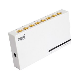 넥시 8포트 스위칭 허브 100Mbps, NX-S1008N, 1개