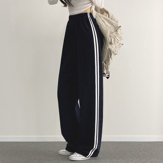 위드후이린 여성용 뱅뱅 두줄 트레이닝 기모 팬츠 기모 버전