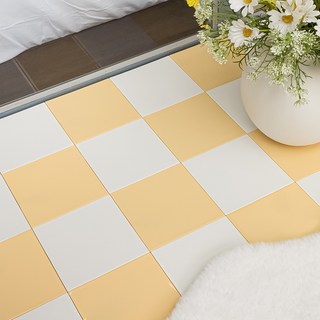 아임홈리빙 이지닷 인테리어 데크타일, 화이트 + 버터, 36개